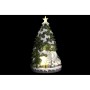 Albero di Natale DKD Home Decor Movimento Luce LED Musicale Resina Multicolore (23 x 23 x 42 cm)