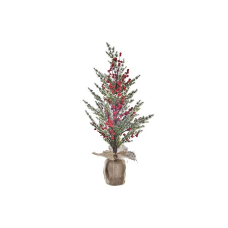 Albero di Natale DKD Home Decor Naturale Rosso Verde PVC 90 cm Palle (40 x 40 x 90 cm)