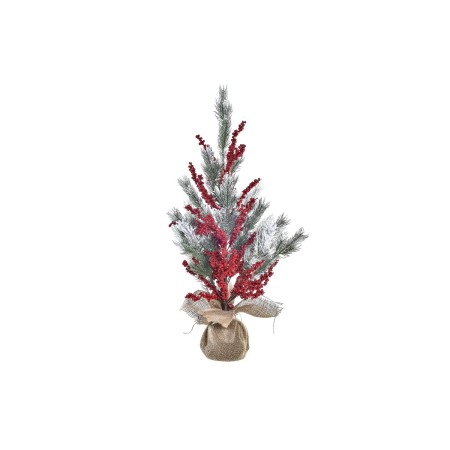 Albero di Natale DKD Home Decor Naturale Rosso Verde 70 cm PVC (35 x 35 x 70 cm)