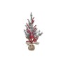 Albero di Natale DKD Home Decor Naturale Rosso Verde 70 cm PVC (35 x 35 x 70 cm)