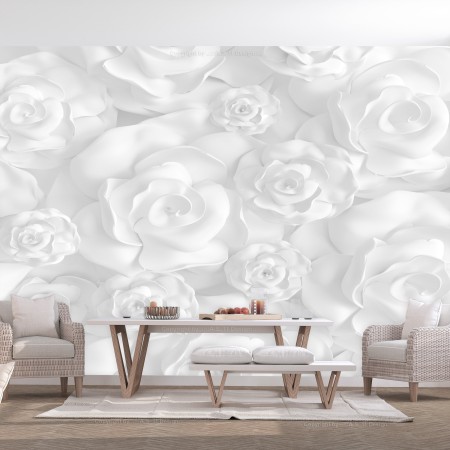 Carta da parati - Plaster Flowers