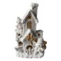 Decorazione Natalizia DKD Home Decor Casa Bianco Nevoso (32 x 21 x 52 cm)