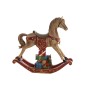 Decorazione Natalizia DKD Home Decor Cavallo Resina (34 x 10 x 32 cm)