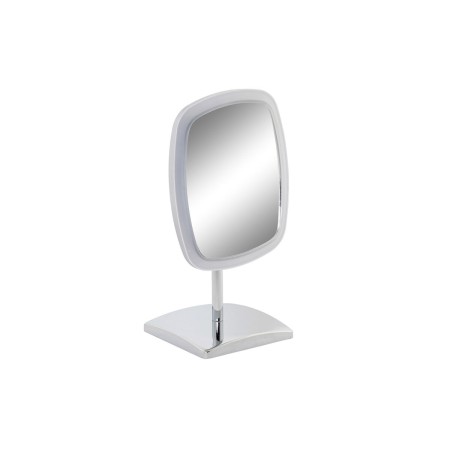 Specchio Ingranditore con LED DKD Home Decor Argentato Metallo (17 x 13 x 30,5 cm)