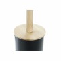 Scopino per il Bagno DKD Home Decor Naturale Nero Metallo (10 x 10 x 38,5 cm)