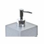 Dispenser di Sapone DKD Home Decor Argentato Grigio Resina PP (8,5 x 8,5 x 17,3 cm)