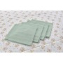 Set biancheria da tavola DKD Home Decor Fiori Verde (150 x 250 x 0,5 cm)