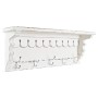 Appendiabiti da parete DKD Home Decor Abete Metallo Romantico (80 x 18 x 30 cm)