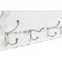 Appendiabiti da parete DKD Home Decor Abete Metallo Romantico (80 x 18 x 30 cm)