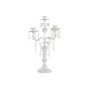 Candelabro DKD Home Decor Metallo Bianco Acrilico (41 x 41 x 56,5 cm)