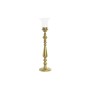 Candelabro DKD Home Decor Cristallo Dorato Metallo (10 x 10 x 41 cm)