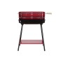 Barbecue a Carbone con Gambe DKD Home Decor Rosso Acciaio (53 x 37 x 80 cm)