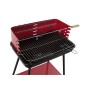 Barbecue a Carbone con Gambe DKD Home Decor Rosso Acciaio (53 x 37 x 80 cm)