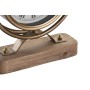 Orologio da Tavolo DKD Home Decor Dorato MDF Ferro (16,5 x 5,5 x 27 cm)