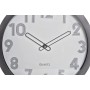 Orologio da Parete DKD Home Decor Cristallo Grigio Beige Turchese PVC (30 x 4,3 x 30 cm)