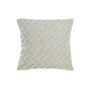 Cuscino DKD Home Decor Poliestere Zig zag Alluminio Bianco (45 x 10 x 45 cm)