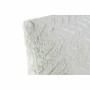 Cuscino DKD Home Decor Poliestere Zig zag Alluminio Bianco (45 x 10 x 45 cm)