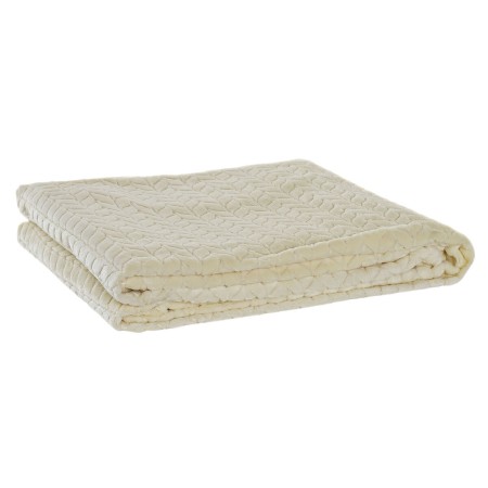 Coperta DKD Home Decor Frecce Beige (150 x 200 x 2 cm)