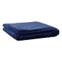 Coperta DKD Home Decor Frecce Blu Marino (130 x 170 x 2 cm)