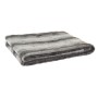 Coperta DKD Home Decor Animale Grigio Bianco Bicolore (150 x 200 x 2 cm)