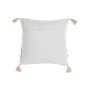 Cuscino DKD Home Decor Beige Azzurro Poliestere Cotone Alluminio (45 x 5 x 45 cm)