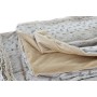 Coperta DKD Home Decor Selvaggio Beige Bianco (130 x 170 x 2 cm)