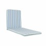 Cuscino DKD Home Decor Amache Righe Bianco Blu cielo Blu Marino (190 x 60 x 5 cm) (190 x 60 x 5 cm)