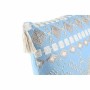 Cuscino DKD Home Decor Azzurro Poliestere Cotone Alluminio Bianco (40 x 15 x 40 cm)