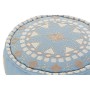 Cuscino DKD Home Decor Da terreno Azzurro Poliestere Cotone (60 x 60 x 25 cm)