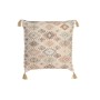 Cuscino DKD Home Decor Beige Poliestere Cotone Alluminio Rombos (60 x 20 x 60 cm)