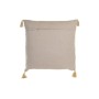 Cuscino DKD Home Decor Beige Poliestere Cotone Alluminio Rombos (60 x 20 x 60 cm)