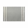 Tappeto DKD Home Decor Nero Zig zag Bianco (120 x 180 x 0,7 cm)