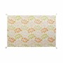 Tappeto DKD Home Decor Beige Multicolore Foglia della pianta (120 x 180 x 1 cm)