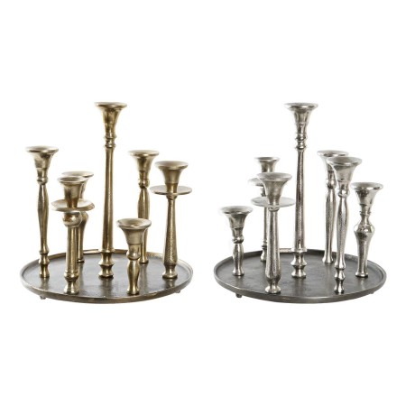 Candelabro DKD Home Decor Alluminio Moderno (29 x 29 x 30 cm) (2 Unità)