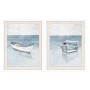 Quadro DKD Home Decor Barco Mediterraneo (55 x 2,5 x 70 cm) (2 Unità)