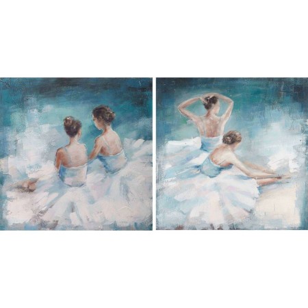 Quadro DKD Home Decor Ballerina (100 x 3,5 x 100 cm) (2 Unità)