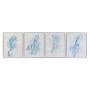 Quadro DKD Home Decor Mediterraneo (40 x 2,5 x 50 cm) (4 Unità)