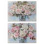 Quadro DKD Home Decor Vaso Shabby Chic (2 Unità) (100 x 3 x 70 cm)