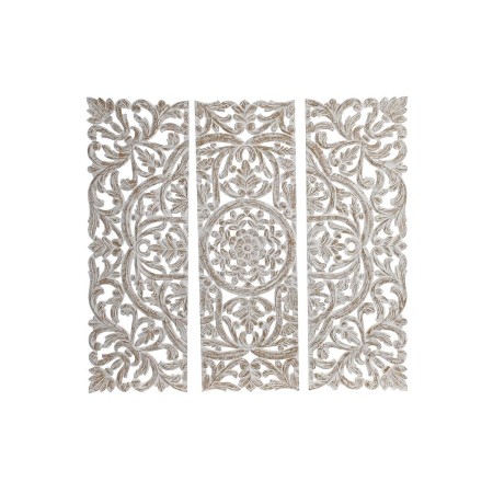 Decorazione da Parete DKD Home Decor Bianco Legno MDF (30 x 2 x 90 cm)