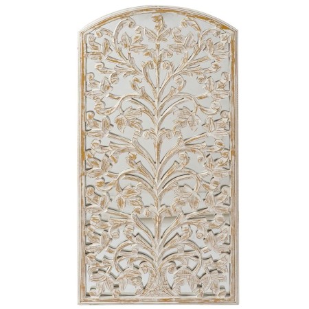 Decorazione da Parete DKD Home Decor Specchio Bianco Legno MDF (45 x 2 x 89 cm)