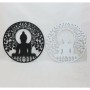 Decorazione da Parete DKD Home Decor Metallo Buddha Orientale (2 Unità)