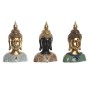 Statua Decorativa DKD Home Decor Nero Buddha Turchese Verde Resina Orientale (16 x 10 x 26 cm) (3 Unità)