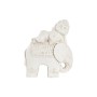 Statua Decorativa DKD Home Decor Finitura invecchiata Elefante Bianco Orientale Magnesio (42 x 24 x 46 cm)