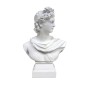 Statua Decorativa DKD Home Decor Apollo Bianco Resina (13,7 x 7,5 x 19,5 cm)