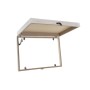 Tappi DKD Home Decor Elefante Contatore 46,5 x 6 x 31,5 cm Turchese 2 Unità Legno MDF