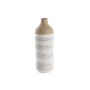 Vaso DKD Home Decor Beige Metallo Bianco Coloniale (16 x 16 x 45 cm)