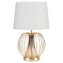 Lampada da tavolo DKD Home Decor Metallo Poliestere 50 W (32.5 x 32.5 x 52 cm) (2 Unità)