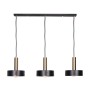 Lampadario DKD Home Decor Nero Dorato Metallo (88 x 18 x 28 cm)