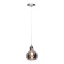 Lampadario DKD Home Decor Cristallo Grigio Ambra (18 x 18 x 25 cm) (2 Unità)