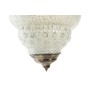 Lampadario DKD Home Decor Cristallo Metallo Bianco 25 W (23 x 23 x 33 cm)